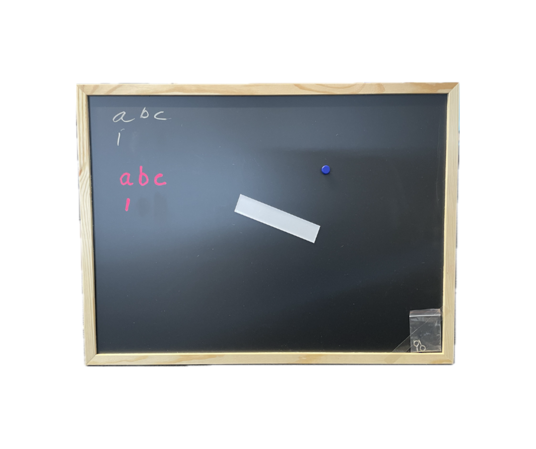 MAGNETIC CHALKBOARD | Wood Frame | Free 4Pk Liquid Chalk image 0
